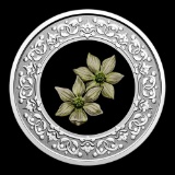 2020 RCM 1/4 oz Ag $3 Floral Emblems - BC: Pacific Dogwood