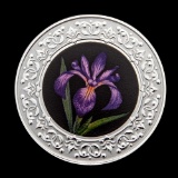 2020 RCM 1/4 oz Ag $3 Floral Emblems - Quebec: Blue Flag Iris
