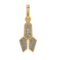 0.31 Ctw VS/SI1 Diamond 14k Yellow Gold Pendant (ALL DIAMOND ARE LAB GROWN