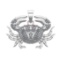 4.10 Ctw SI2/SI1 Diamond Prong Set 14k white Gold Pandant (ALL DIAMOND ARE