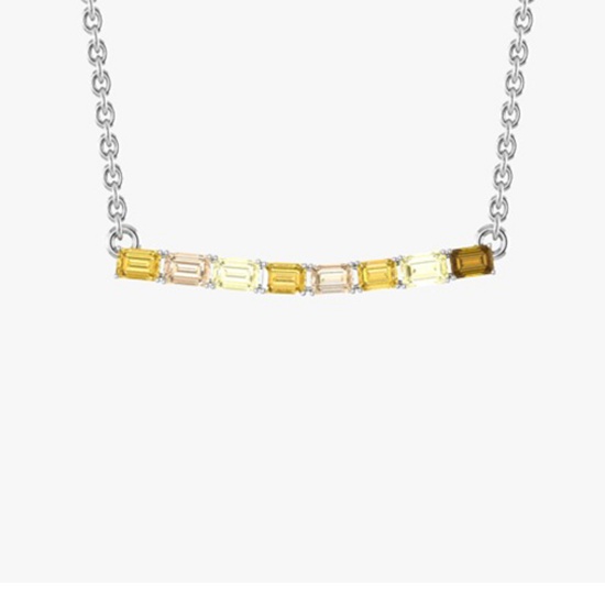 2.40 Ctw VS/SI1 Fancy NaturalYellow Brown Diamond 14K White Gold Pendant Ne