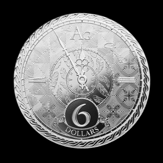 2020 Tokelau 1 oz Silver $6 Chronos
