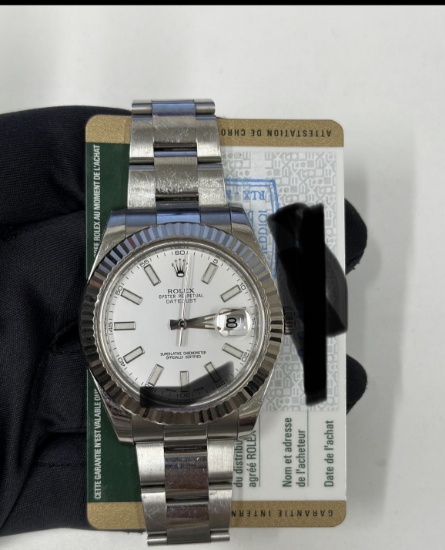 Rolex 126334 White Dial Comes with Box & Papers