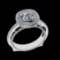 2.13 Ctw VS/SI1 Diamond Prong Set 10K White Gold Engagement Ring (ALL DIAMO