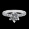 2.17 Ctw VS/SI1 Diamond 10k white Gold Engagement Ring (ALL DIAMOND ARE LAB