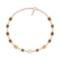 3.60 Ctw VS/SI1 Fancy NaturalYellow Brown Diamond 14K Rose Gold Bracelet