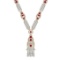 10.25 Ctw VS/SI1 Ruby and Diamond 14k Yellow Gold Necklace ALL DIAMOND ARE