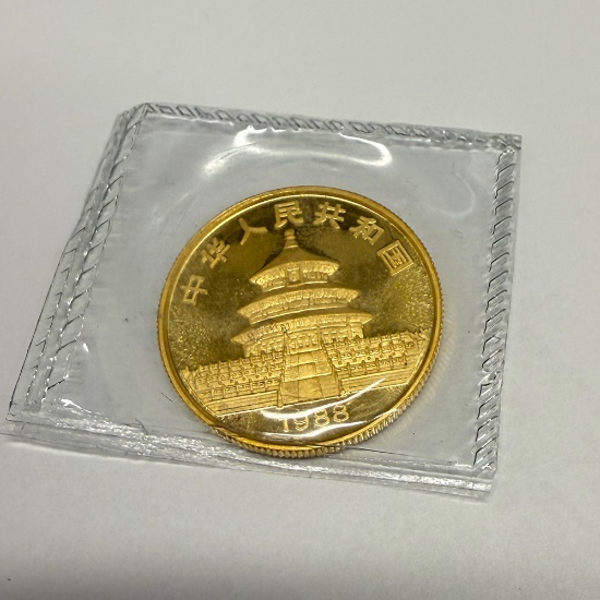 1988 Pure Gold Panda 1 ounce Sealed
