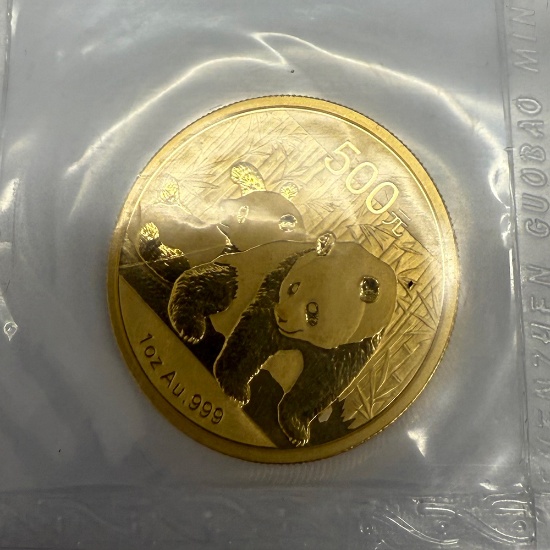 Chinese Gold Panda 1 ounce .999 Year: 2010