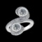 2.07 Ctw VS/SI1 Diamond Prong Set 10K White Gold Engagement Ring (ALL DIAMO