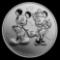 2020 Niue 1 oz Silver $2 Disney Mickey & Minnie Mouse BU