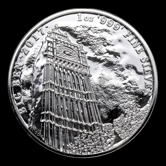 2017 Great Britain 1 oz Silver Landmarks of Britain (Big Ben)