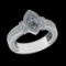 1.92 Ctw VS/SI1 Diamond 14 K White Gold Engagement Ring (ALL DIAMOND ARE LA