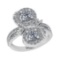 1.72 Ctw VS/SI1 Diamond 10k white Gold Engagement Ring (ALL DIAMOND ARE LAB