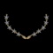 26.36 Ctw VS/SI1 Diamond 10k Yellow Gold Necklace (ALL DIAMOND ARE LAB GROW
