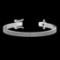 3.48 Ctw VS/SI1 Diamond 14K White Gold 2 Row Bracelet (ALL DIAMOND ARE LAB