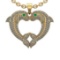 2.50 Ctw VS/SI1 Diamond 14k Yellow Gold Fish Pandant (ALL DIAMOND ARE LAB G