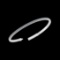 1.20 Ctw VS/SI1 Diamond 14K White Gold Bangle (ALL DIAMOND ARE LAB GROWN )