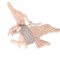 0.42 Ctw VS/SI1 Diamond 10K Rose Gold Bird theme Eagle Pendant (ALL DIAMOND