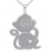 5.26 Ctw SI2/SI1 Diamond Style Prong Set 18K White Gold chinese year of the