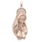 2.80 Ctw VS/SI1 Diamond 14k Rose Gold Pendant(ALL DIAMOND ARE LAB GROWN)