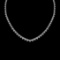 103.69 Ctw VS/SI1 Diamond 10K Yellow Gold Necklace Set (ALL DIAMOND ARE LAB