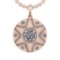 1.86 Ctw VS.SI1 (ALL DIAMOND ARE LAB GROWN ) Diamond 14k Rose Gold Necklace