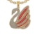 3.04 Ctw VS/SI1 Ruby and Diamond 14K Yellow Gold Necklace (ALL DIAMOND ARE