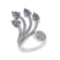 3.25 Ctw VS/SI1 Diamond 14K White Gold Engagement Ring (ALL DIAMOND ARE LAB