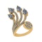 3.25 Ctw VS/SI1 Diamond 14K Yellow Gold Engagement Ring (ALL DIAMOND ARE LA