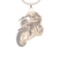 2.87 Ctw VS/SI1 Diamond 14K Rose Gold Hip Hop Style Necklace (ALL DIAMOND A