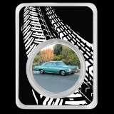 Chevrolet Malibu Colorized 1 oz Silver w/ TEP