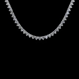 2.24 Ctw VS/SI1 Diamond 14K Yellow Gold Slide Necklace (ALL DIAMOND ARE LAB