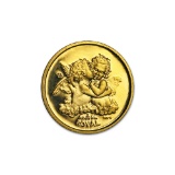 Gibraltar 1/25 oz. Gold Cherubs 1998 BU