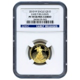 Certified Proof American Gold Eagle $10 2010-W PF70 NGC Early Releases