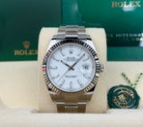 Rolex Oysterperpetual Datejust 41mm Fluted Oyster Bracelet Comes with Box &