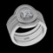 1.15 Ctw VS/SI1 Diamond 18K White Gold Engagement Ring
