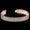 5.13 Ctw VS/SI1 Diamond 14K Rose Gold Bracelet (ALL DIAMOND ARE LAB GROWN )