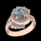 2.67 Ctw VS/SI1 (ALL DIAMOND ARE LAB GROWN ) Diamond 10k Rose Gold Engageme