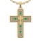 1.96 Ctw VS/SI1 Emerald and Diamond 14k Yellow Gold (ALL DIAMOND ARE LAB GR
