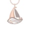 1.94 Ctw VS.SI1 (ALL DIAMOND ARE LAB GROWN ) Diamond 14k Rose Gold Necklace