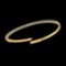 0.90 Ctw VS/SI1 Diamond 14K Yellow Gold Half Bangle (ALL DIAMOND ARE LAB GR