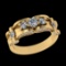 1.03 Ctw VS/SI1 Diamond 10k Yellow Gold Engagement Ring (ALL DIAMOND ARE LA