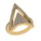 1.02 Ctw SI2/SI1 Diamond Prong Set 14k Yellow Gold Engagement Ring (ALL DIA