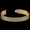 5.13 Ctw VS/SI1 Diamond 14K Yellow Gold Bracelet (ALL DIAMOND ARE LAB GROWN