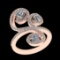 1.65 Ctw VS/SI1 Diamond Prong Set 10K Rose Gold Engagement Ring (ALL DIAMON