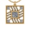 1.25 Ctw VS/SI1 Diamond 14k Yellow Gold Pandant (ALL DIAMOND ARE LAB GROWN