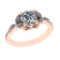 2.06 Ctw VS/SI1 Diamond 14k Rose Gold Engagement Ring (ALL DIAMOND ARE LAB