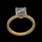 1.53 Ctw VS/SI1 Diamond 10K Yellow Gold Engagement Ring