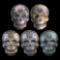 2 oz Hand Poured Silver Skull - Day of the Dead: Marigold